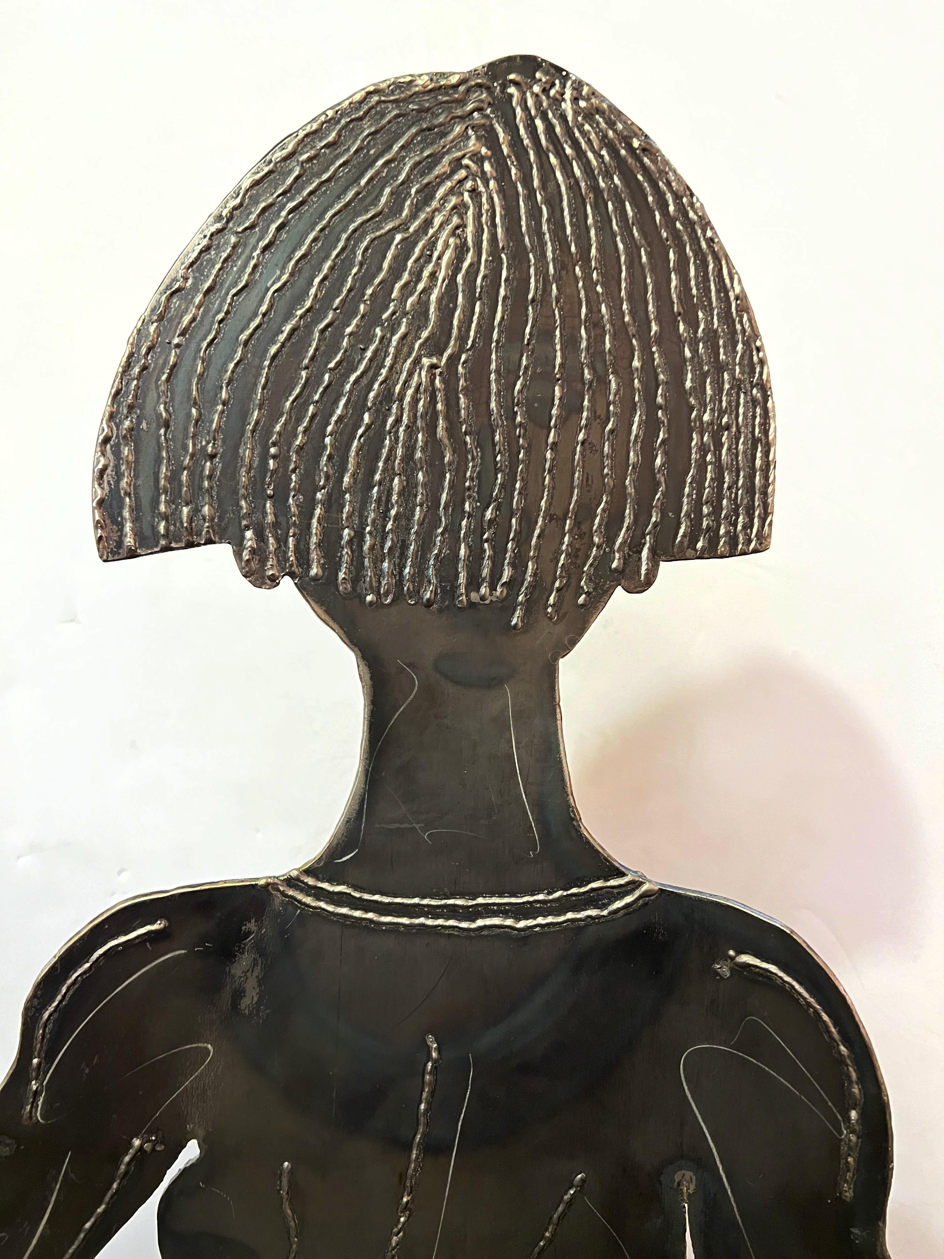 lebensgroße Messing-Skulptur „Sharon“ von Robert Lee Morris 8