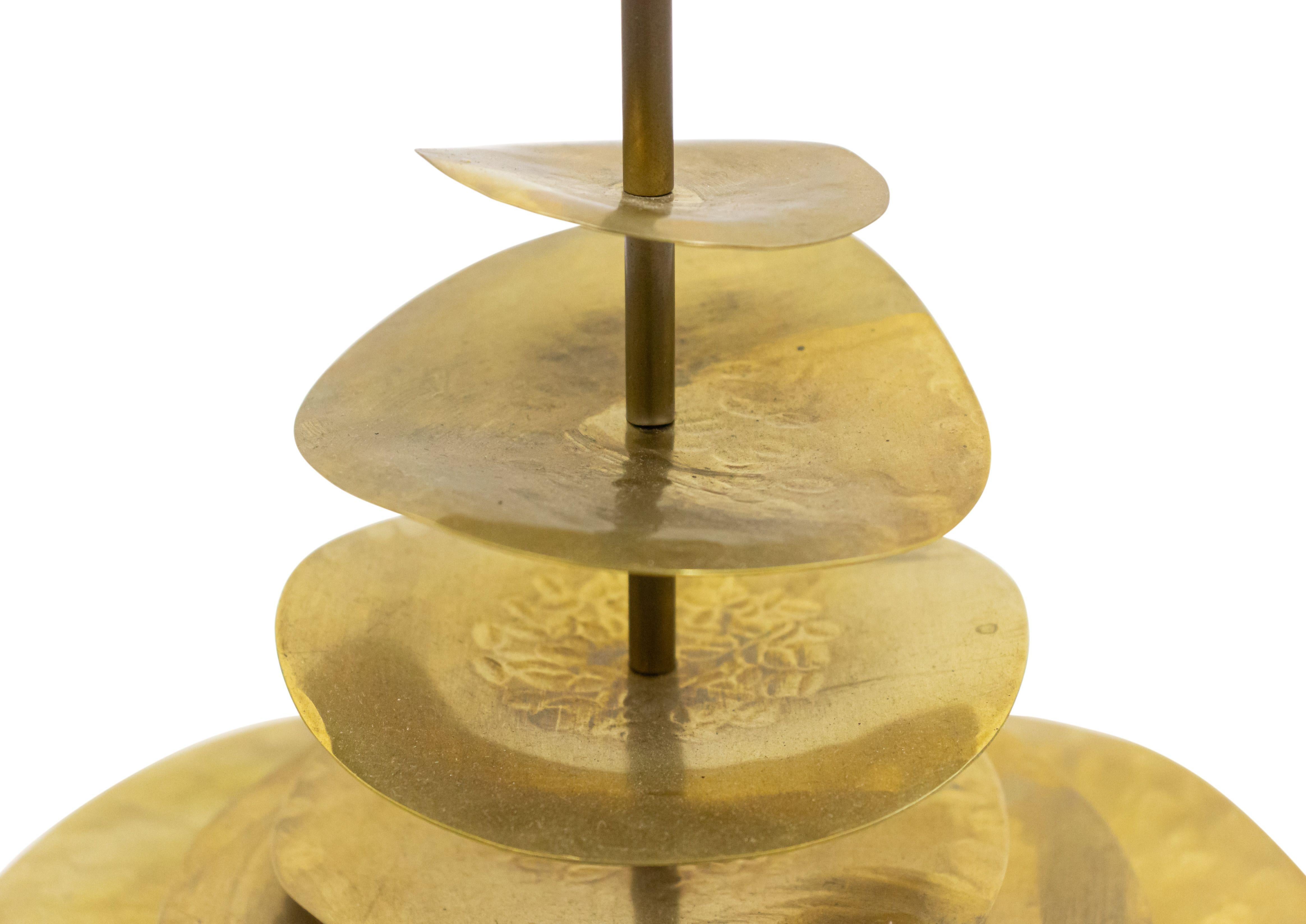 Moderne Sculpture « Brass Stack » de Robert Lee Morris en vente