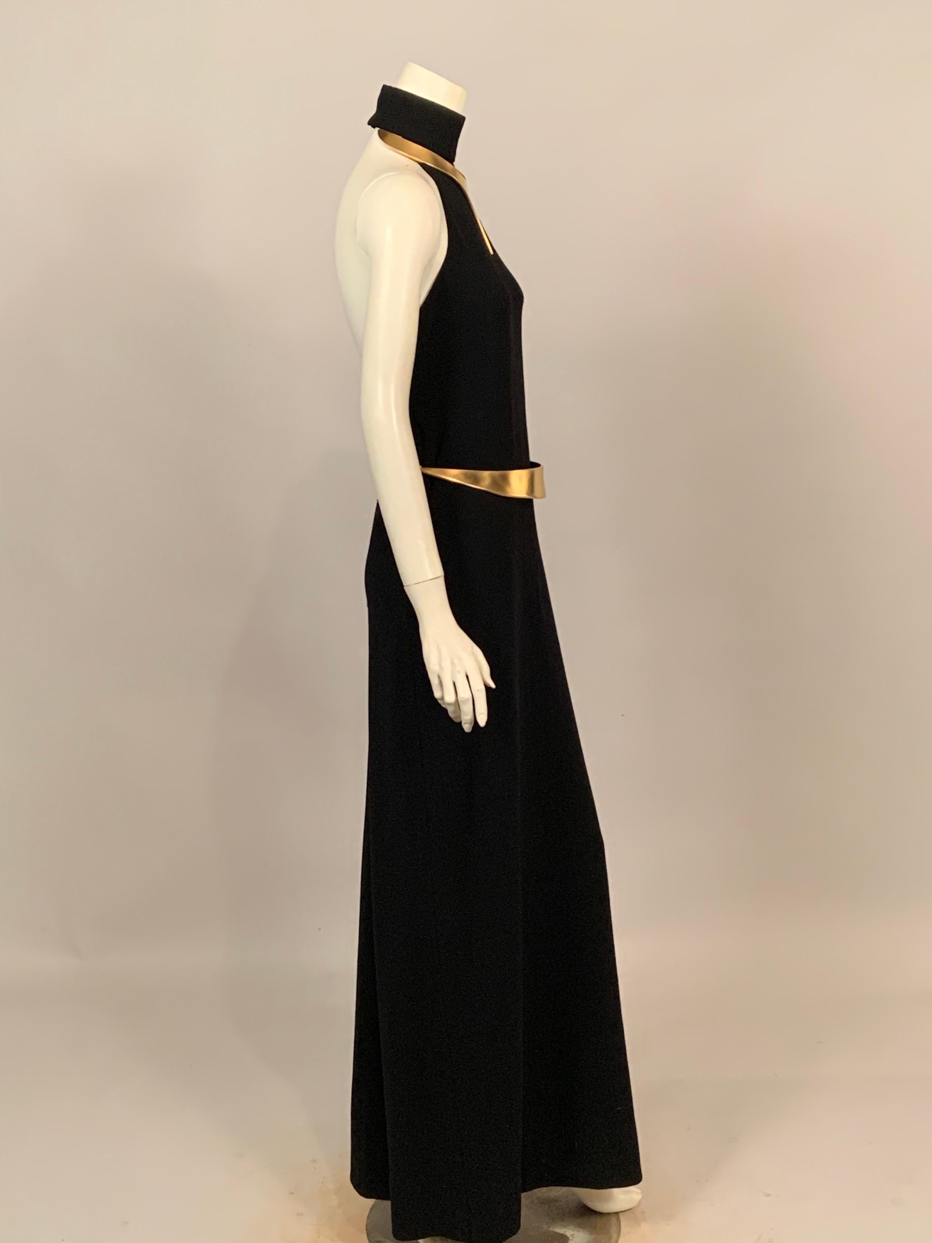 Contemporary Robert Lee Morris for Donna Karan 24 Karat Gold Plated Necklace and Belt