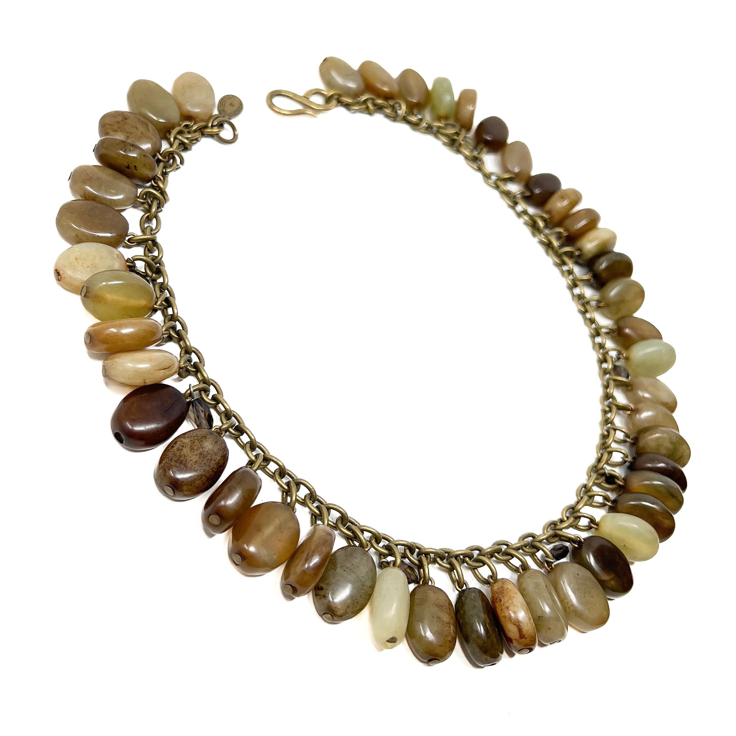  Robert Lee Morris pour Donna Karan, collier serpentin vintage du début des années 2000 Pour femmes 
