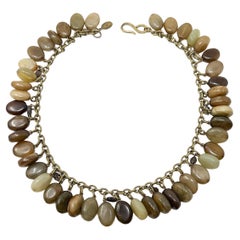 Robert Lee Morris pour Donna Karan, collier serpentin vintage du début des années 2000
