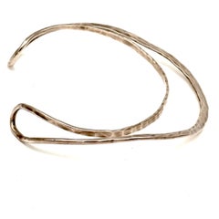 Robert Lee Morris Forged Sterling Silver Wire Collar