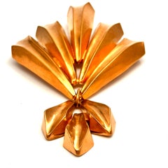 Robert Lee Morris Spilla con fuochi d'artificio dorati