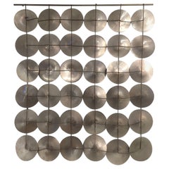 Sculpture en plaques de nickel Hammer The Robert Lee Morris