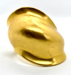 Robert Lee Morris Matte Gold Large Beta Cuff