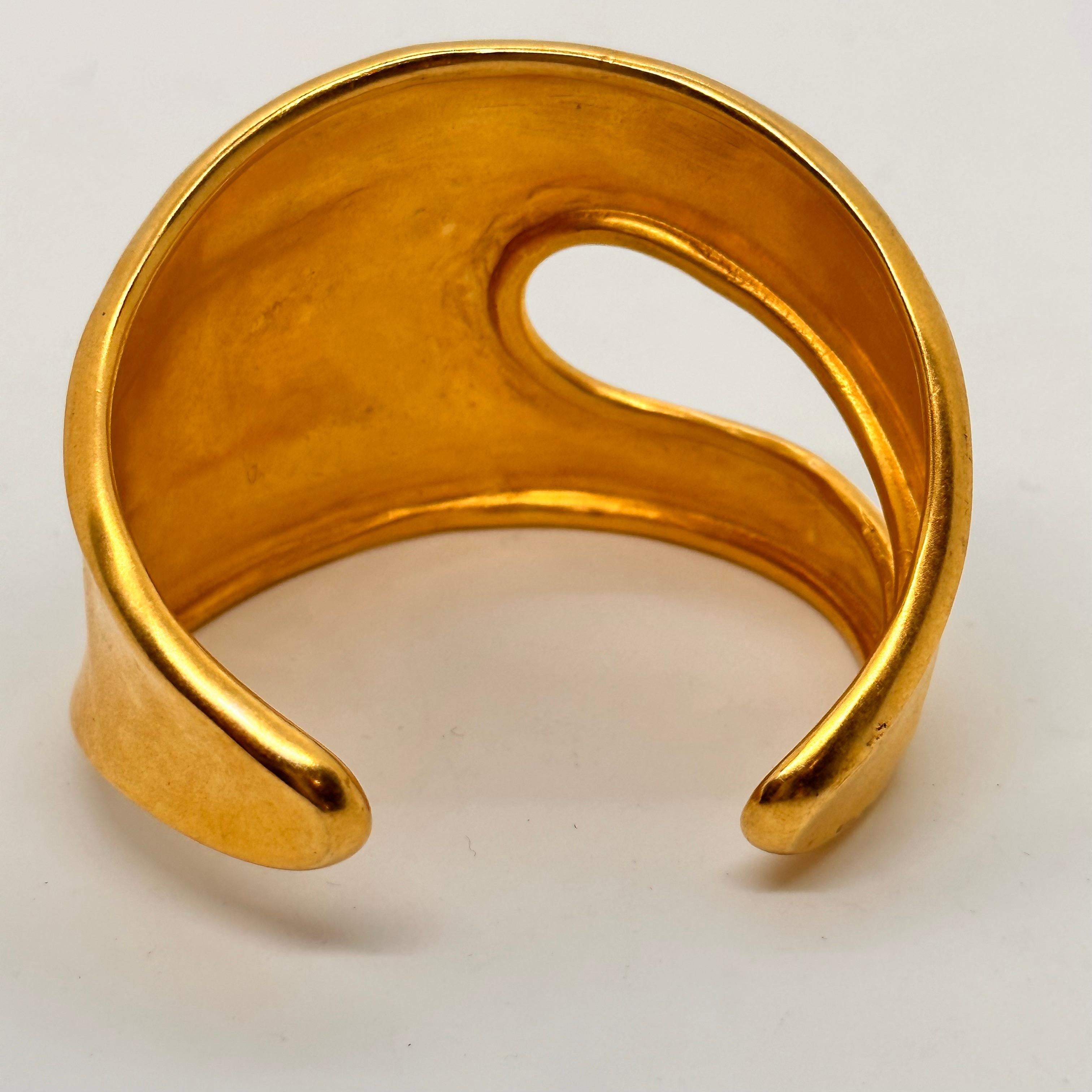 Robert Lee Morris Modern Matte Gold Phantom Cuff 3