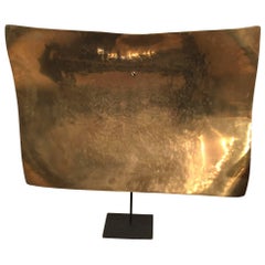 Robert Lee Morris "Sail" Brass Sculpture