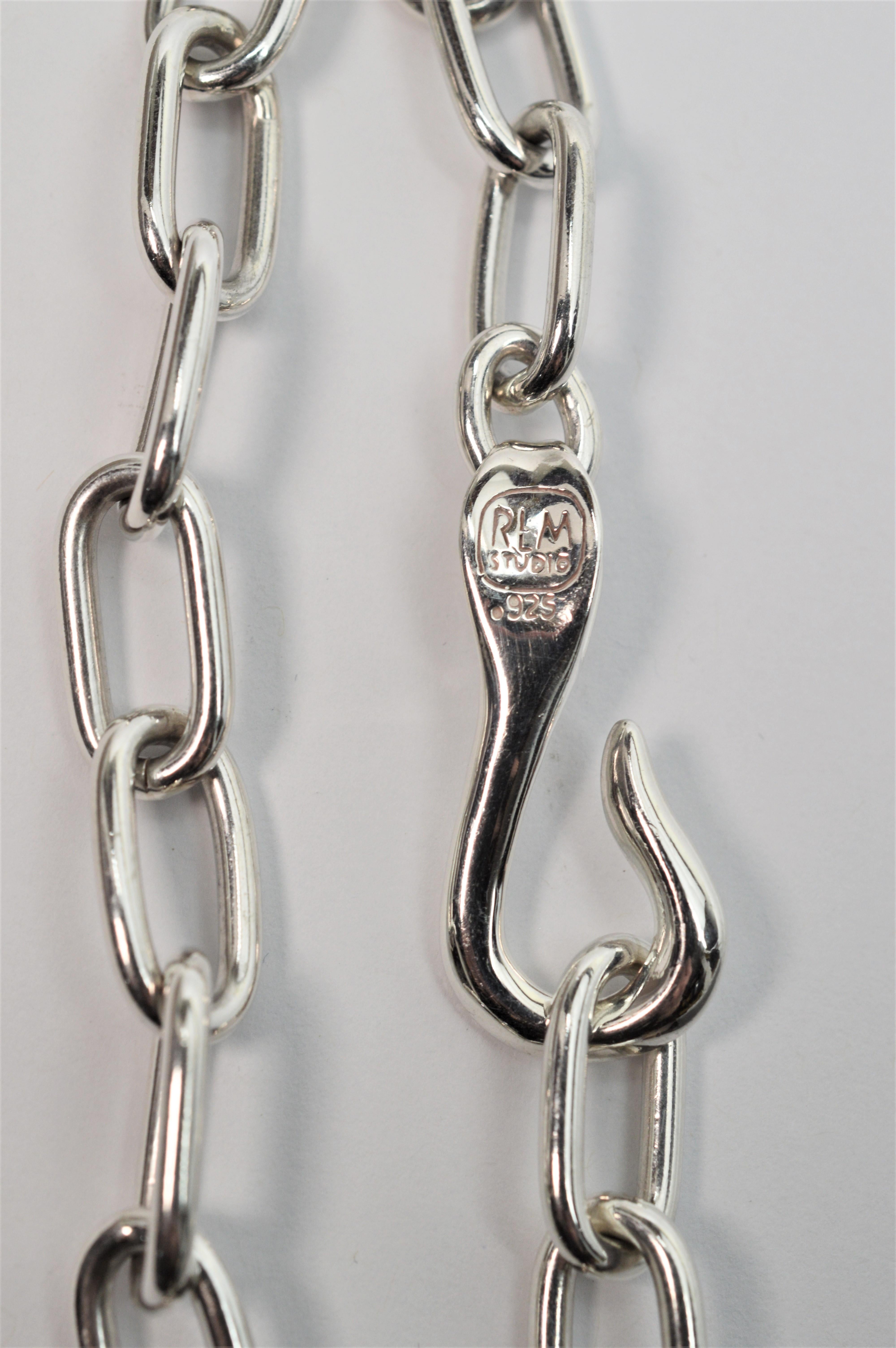 Robert Lee Morris Silver Chain Necklace 1