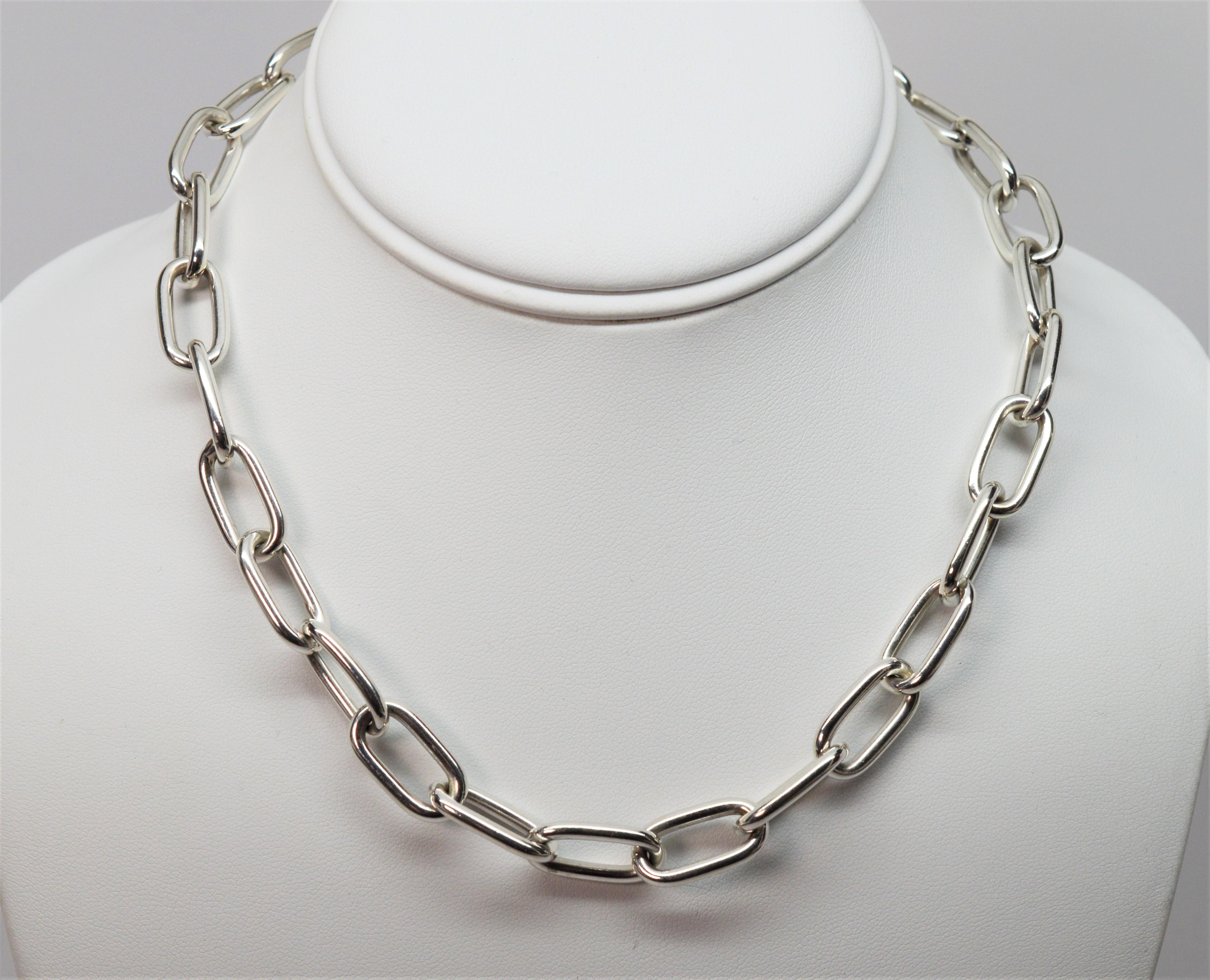 Robert Lee Morris Silver Chain Necklace 2