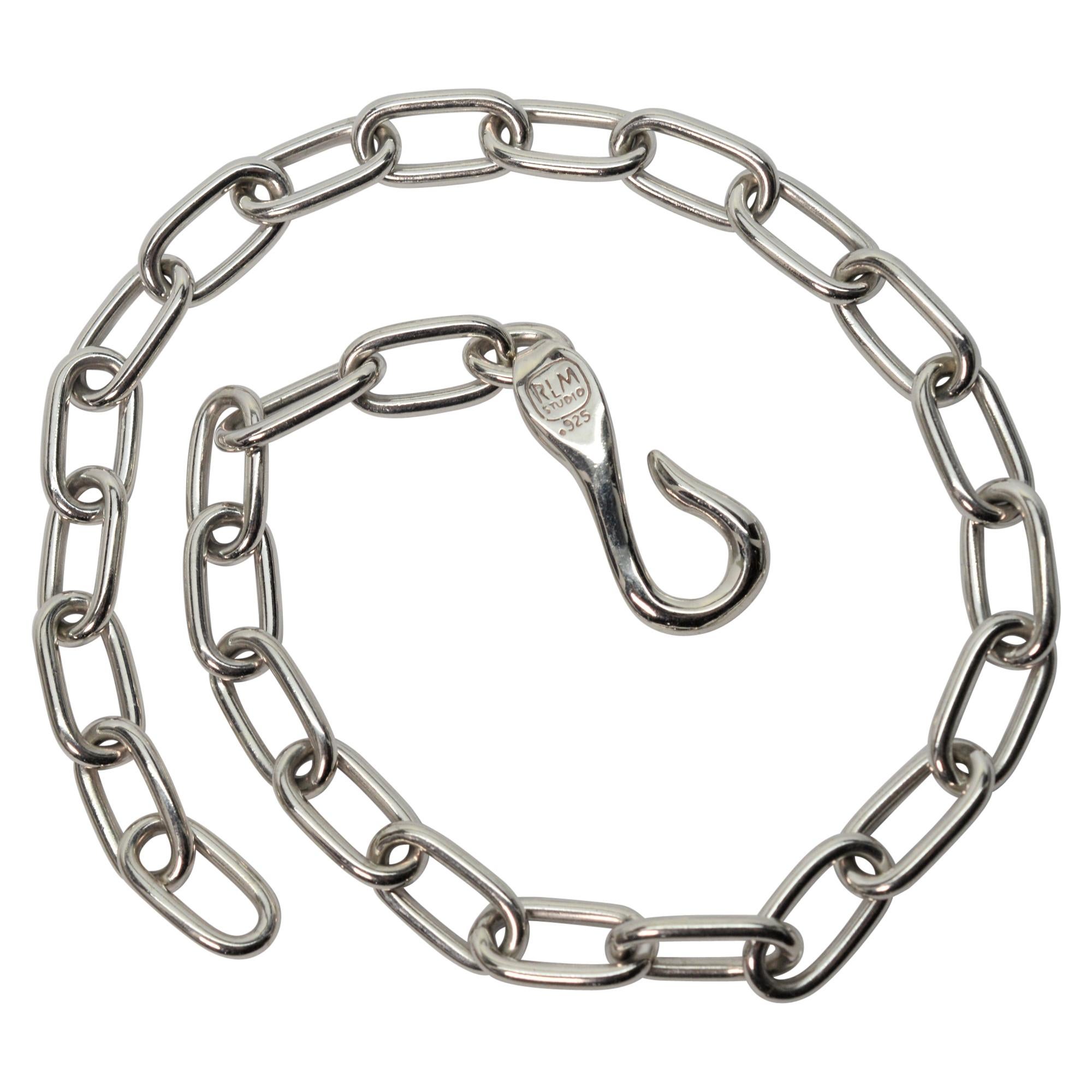 Robert Lee Morris Silver Chain Necklace