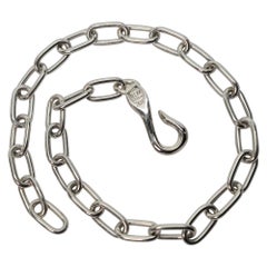 Silberne Halskette von Robert Lee Morris