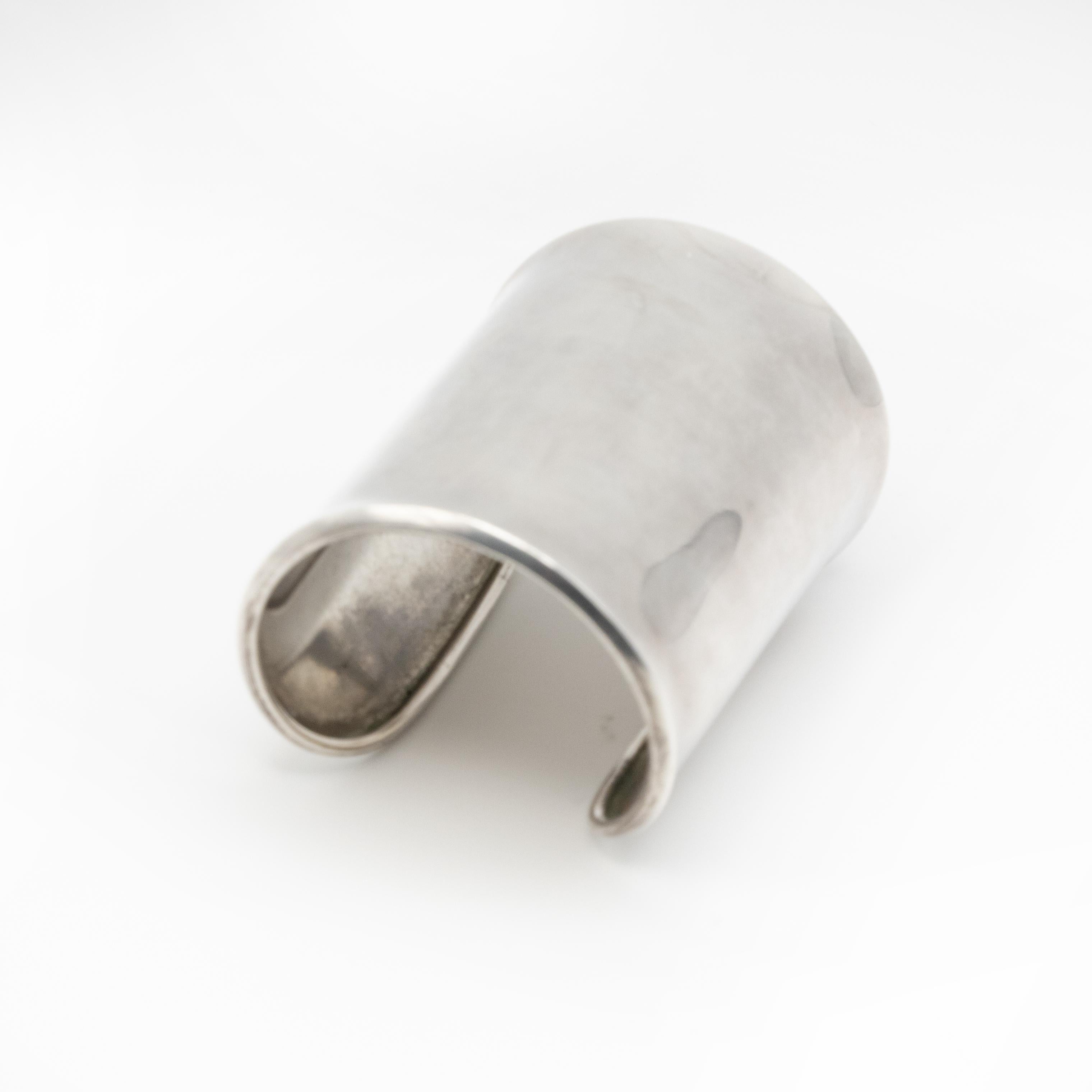 Robert Lee Morris Bracelet manchette longue en sterling en vente 5