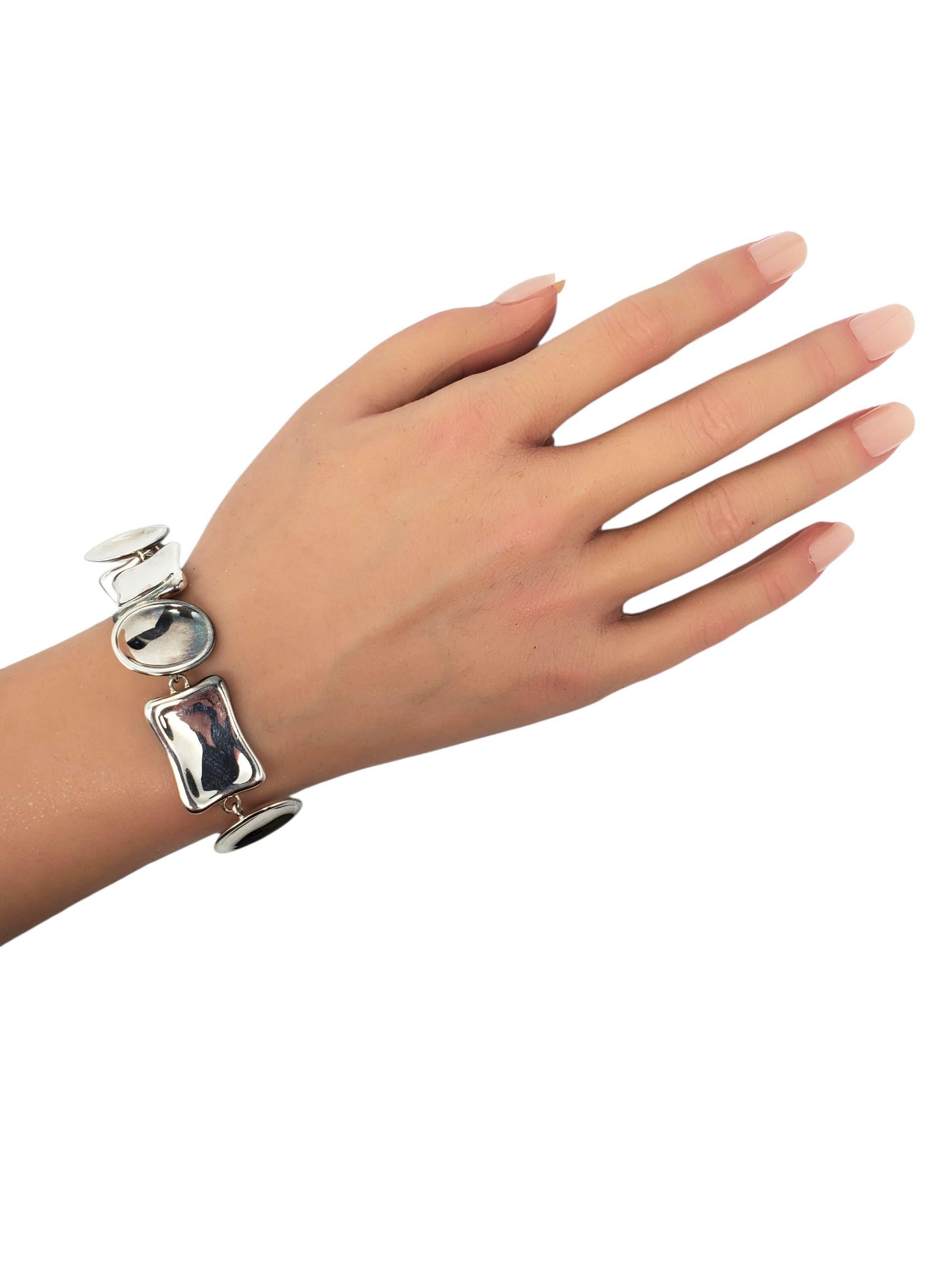 Robert Lee Morris, bracciale scultoreo in argento con maglie #23571 in vendita 3