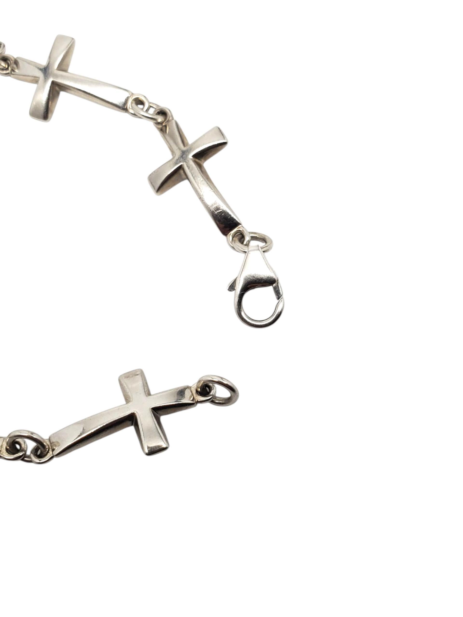 Donna Robert Lee Morris - Bracciale a maglie incrociate in argento 925 #23574 in vendita