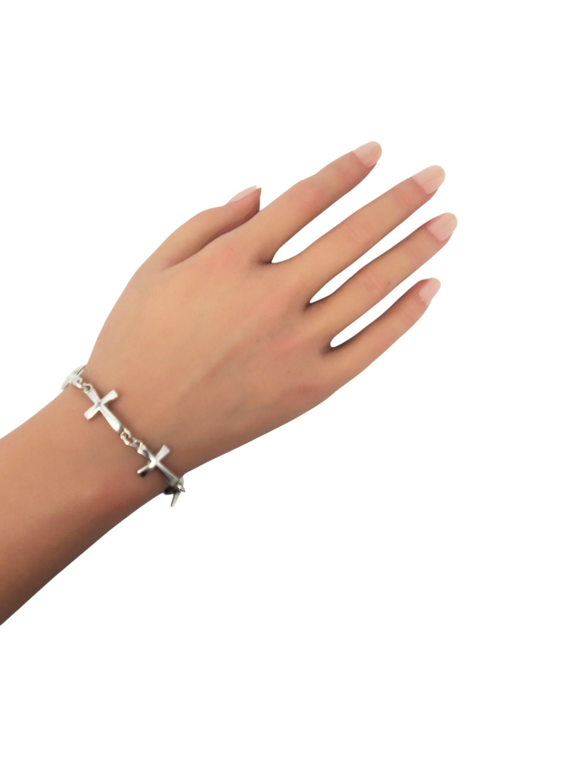 Robert Lee Morris - Bracciale a maglie incrociate in argento 925 #23574 in vendita 3