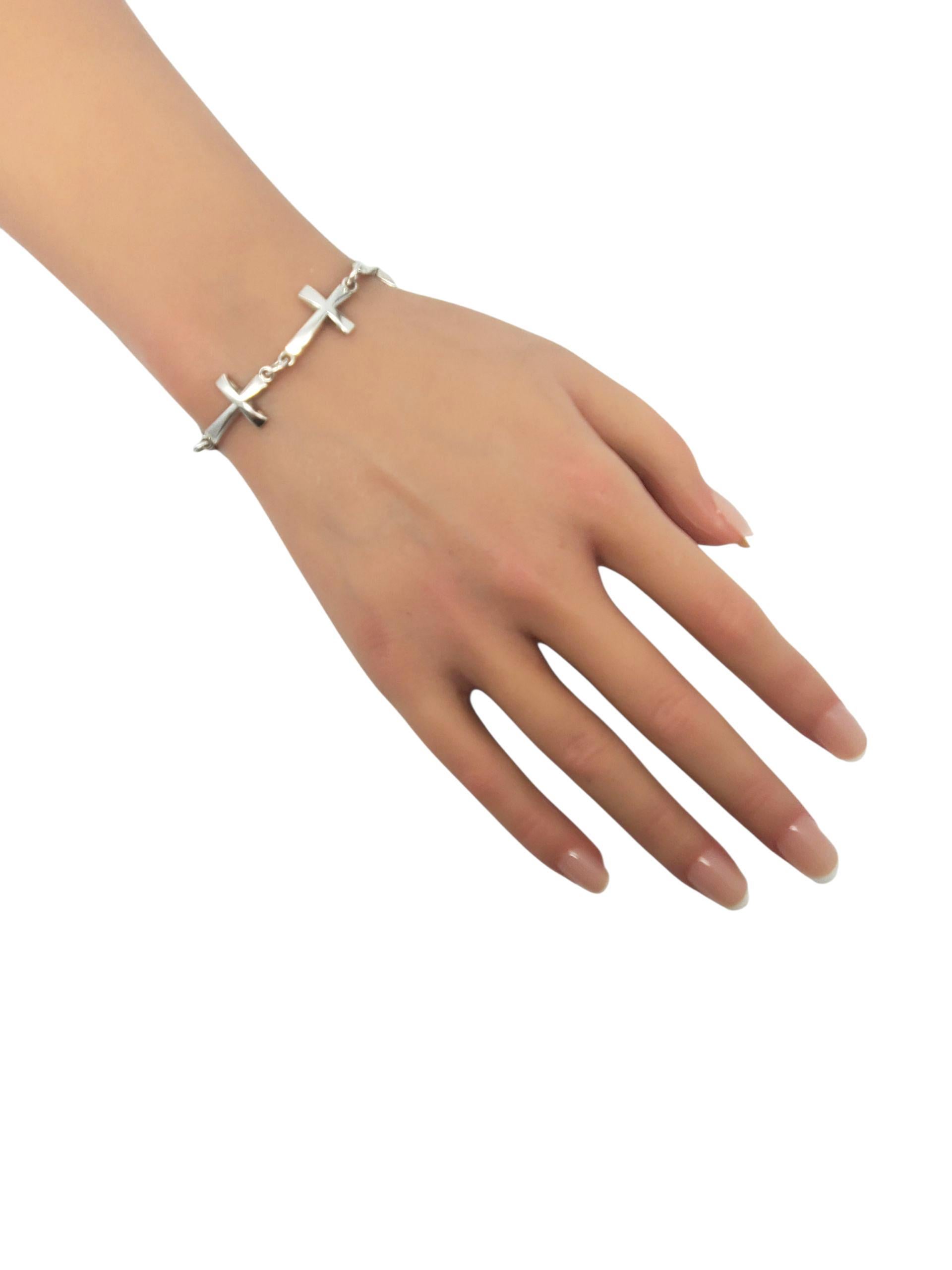 Robert Lee Morris - Bracciale a maglie incrociate in argento 925 #23574 in vendita 4