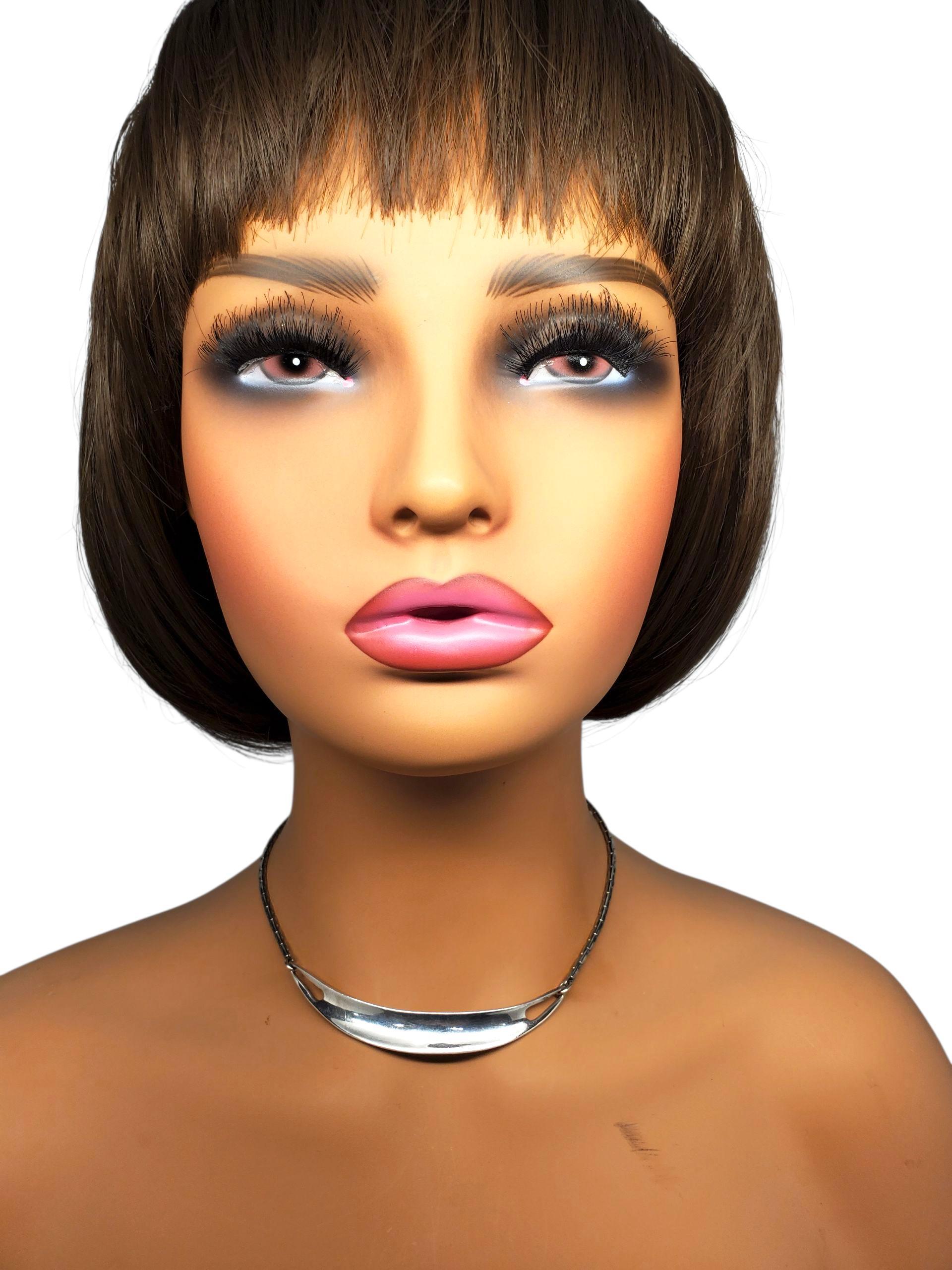 Robert Lee Morris - Collana con ciondolo a forma di collare curvo in argento Sterling #23659 in vendita 3