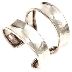 Robert Lee Morris Sterling Silver Double Band Cuff