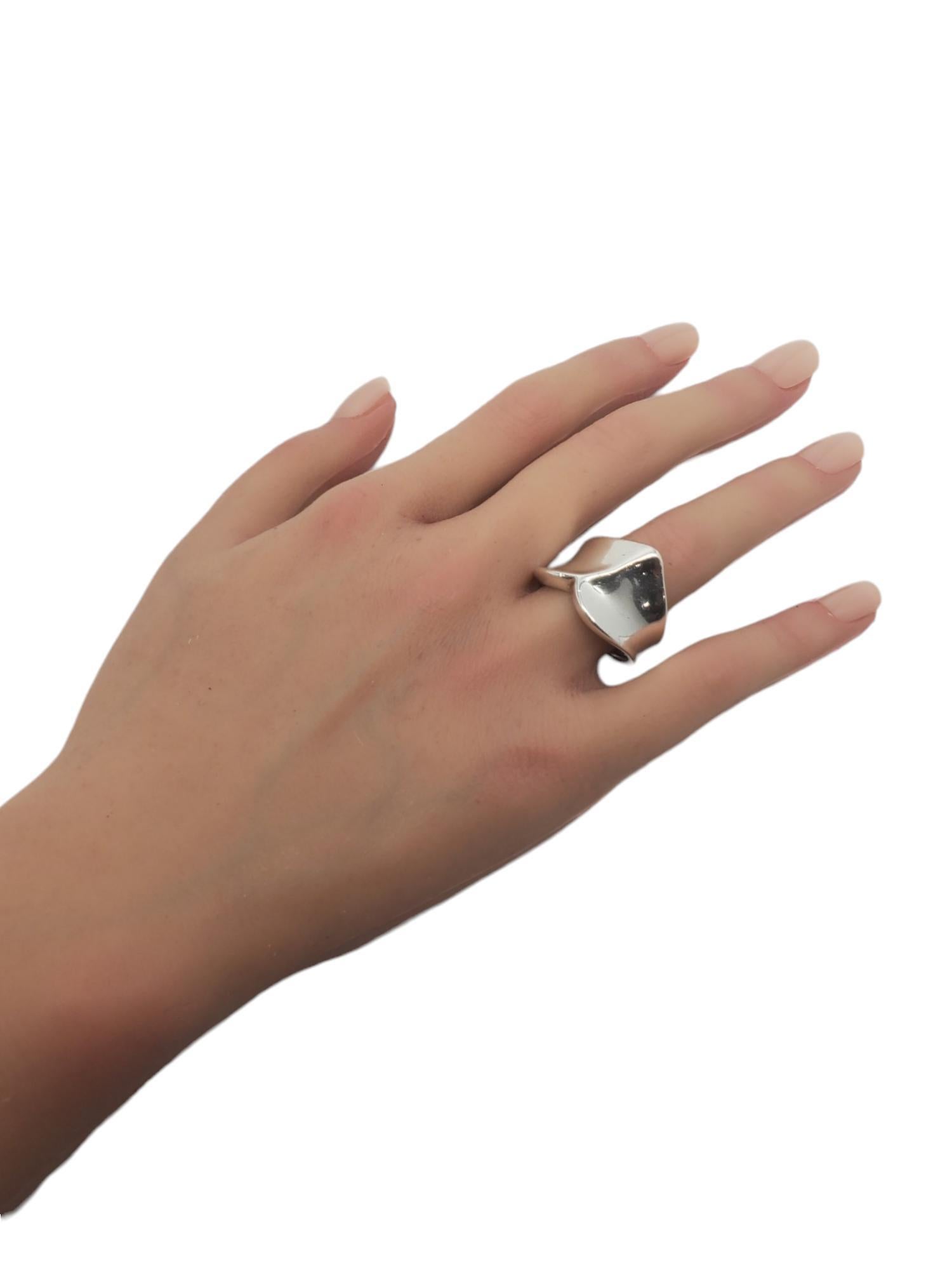 Robert Lee Morris Sterling Silver Forgive Heart Ring Size 9 #17212 2
