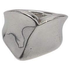Robert Lee Morris Sterling Silver Forgive Heart Ring Size 9 #17212