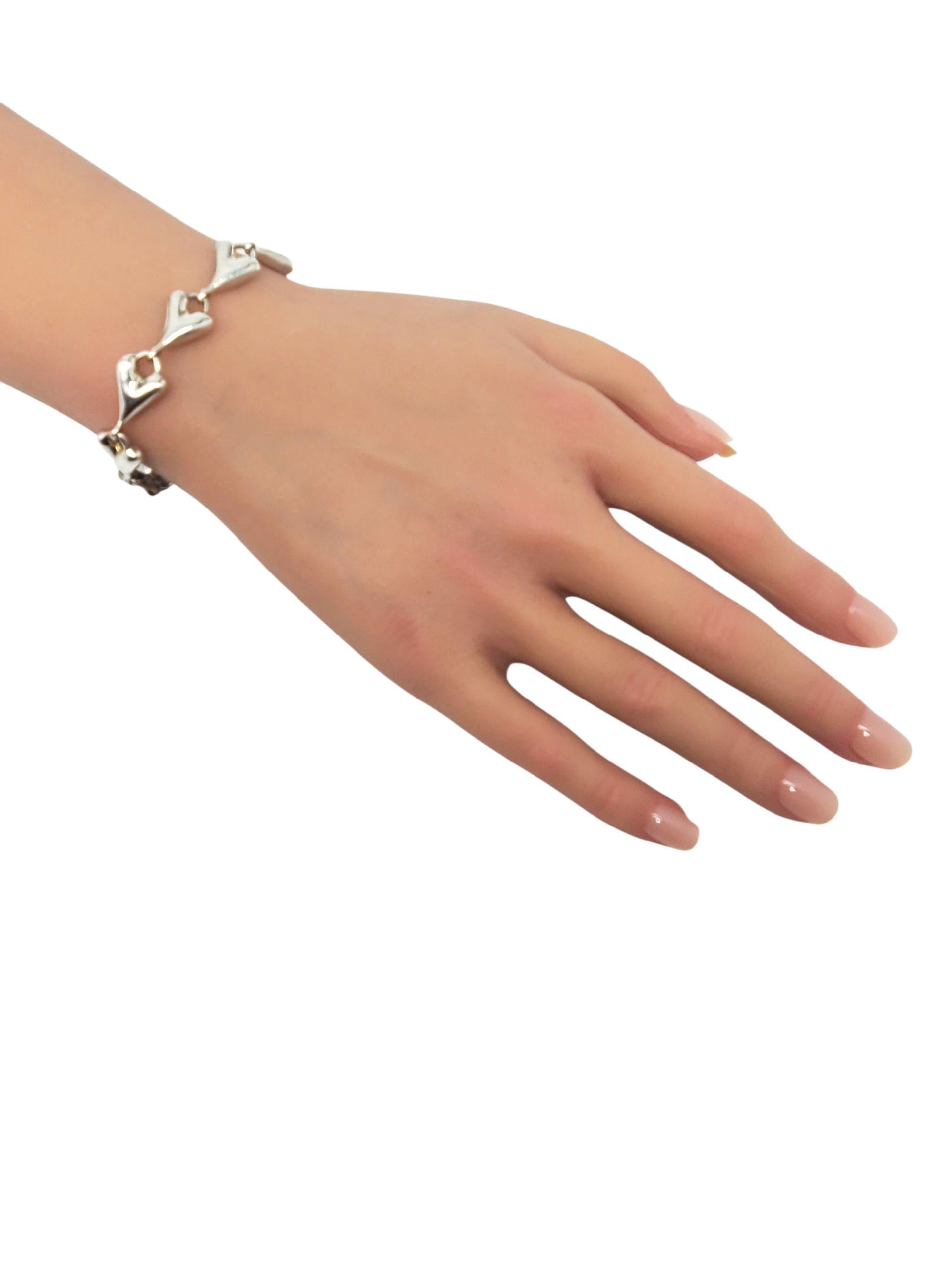 Robert Lee Morris - Bracciale a cuore in argento Sterling #23570 in vendita 3