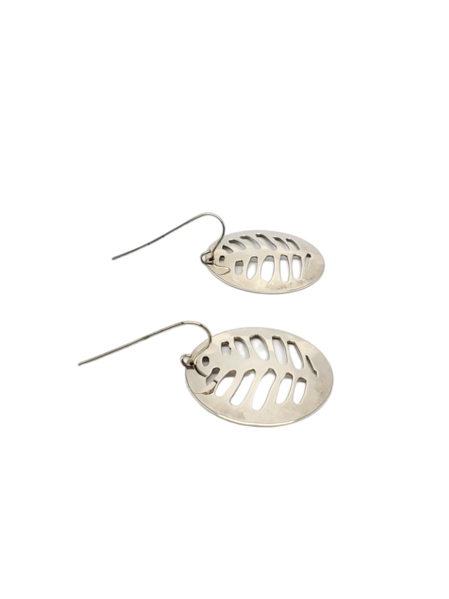 Donna Robert Lee Morris - Orecchini a disco moderni in argento sterling #17546 in vendita