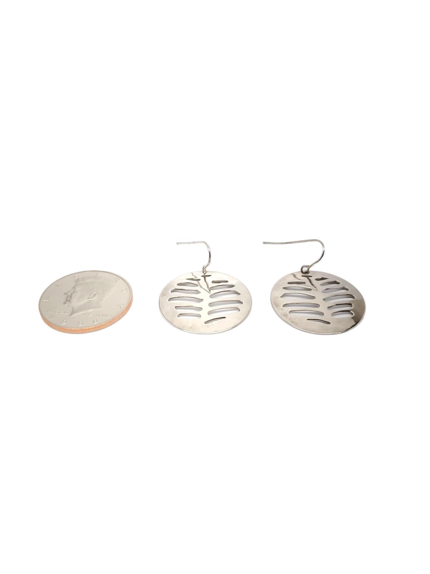 Robert Lee Morris - Orecchini a disco moderni in argento sterling #17546 in vendita 1