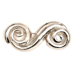 Robert Lee Morris Broche de motard en argent sterling