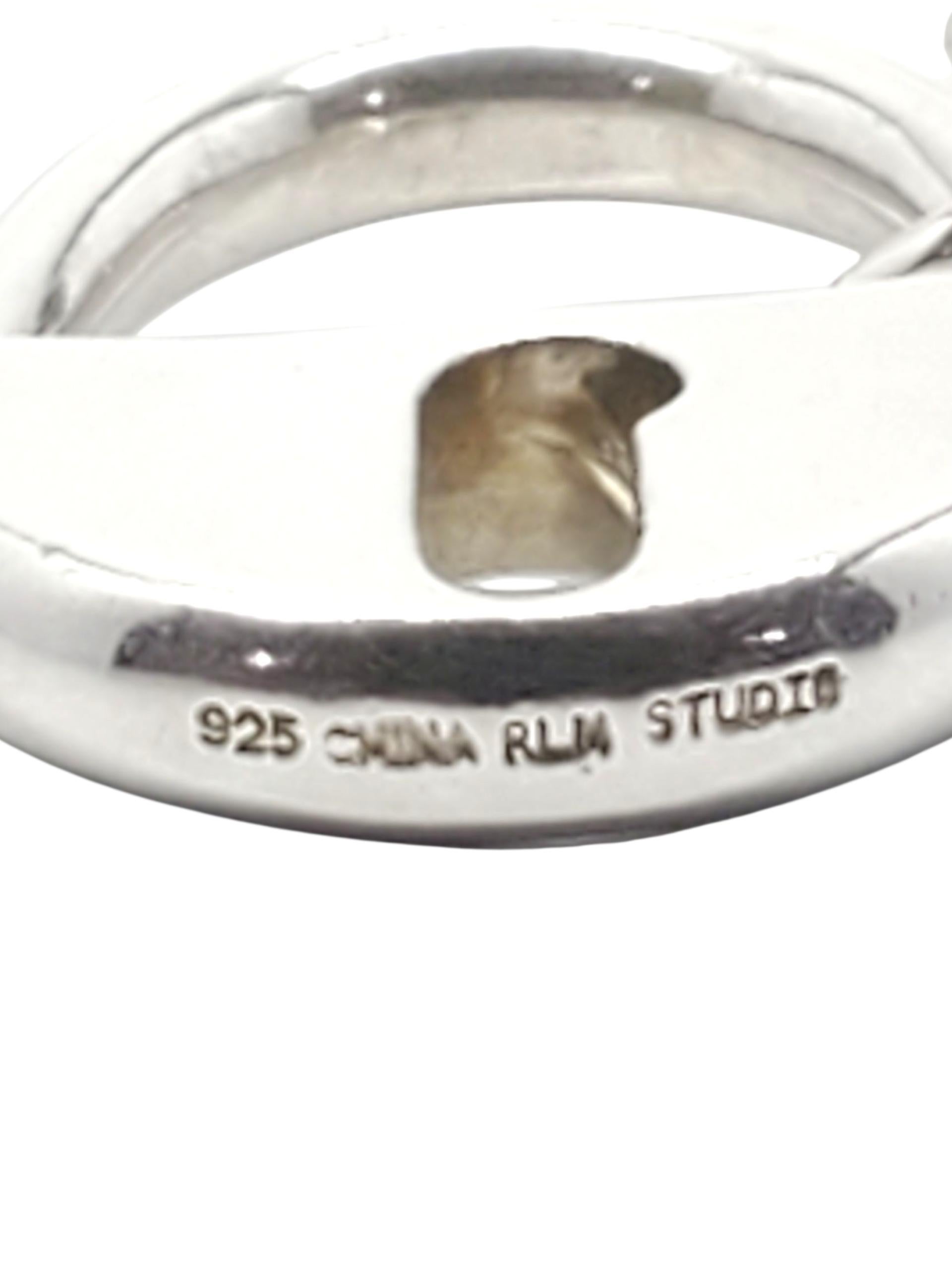 Robert Lee Morris - Bracciale con lucchetto in argento Sterling #23657 in vendita 1