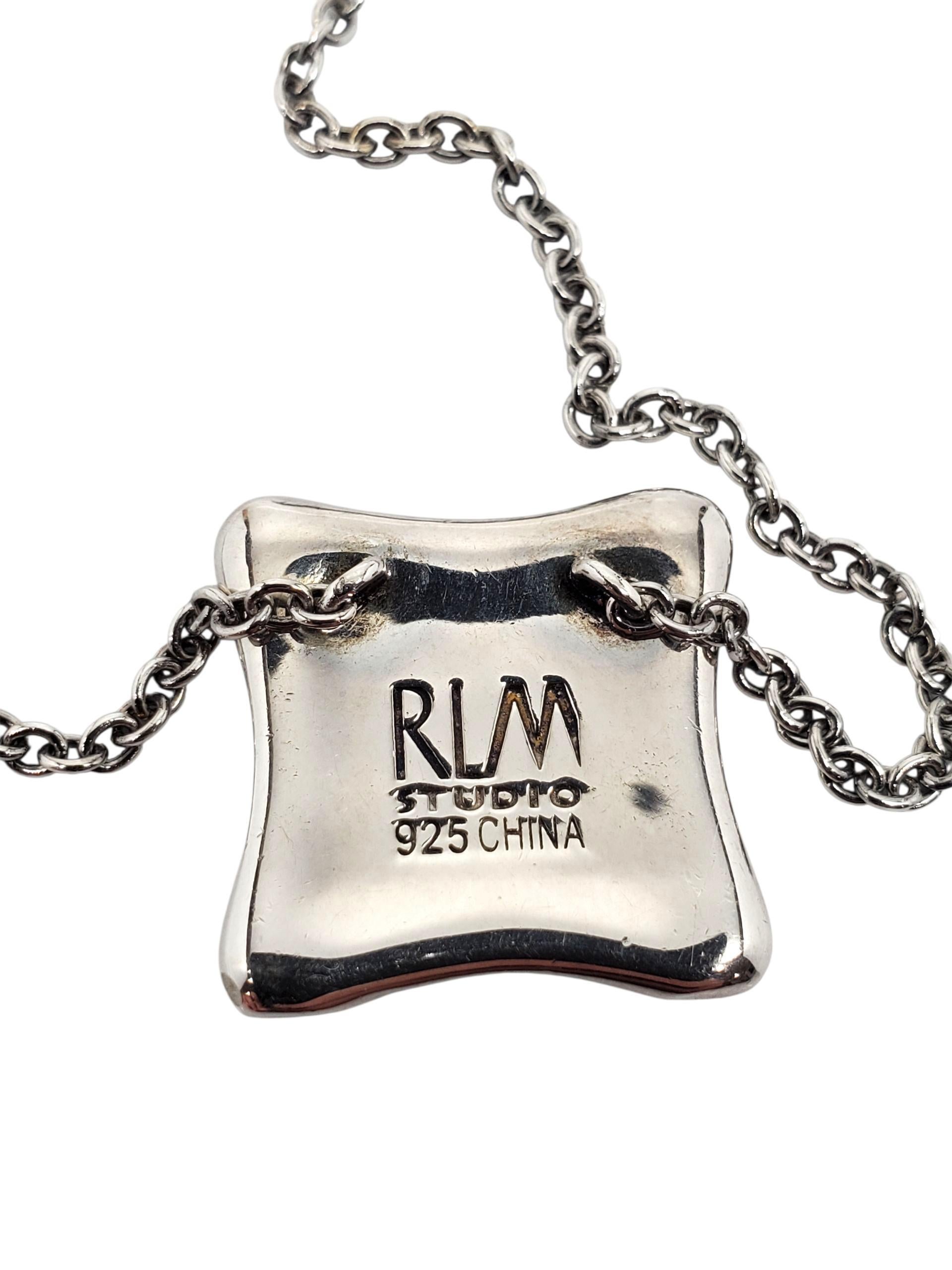 Donna Robert Lee Morris - Collana con ciondolo in argento Sterling #23658 in vendita