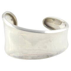 Robert Lee Morris Sterling Silber gerollt Rand Slip auf Manschette Armband