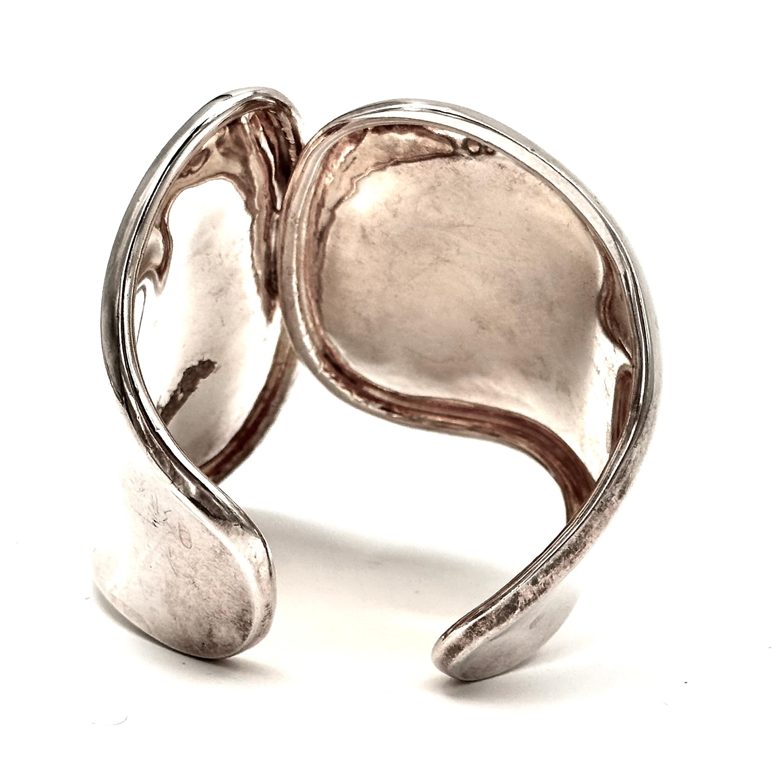 Robert Lee Morris Silver Plated Wings Cuff In Fair Condition For Sale In New York, NY