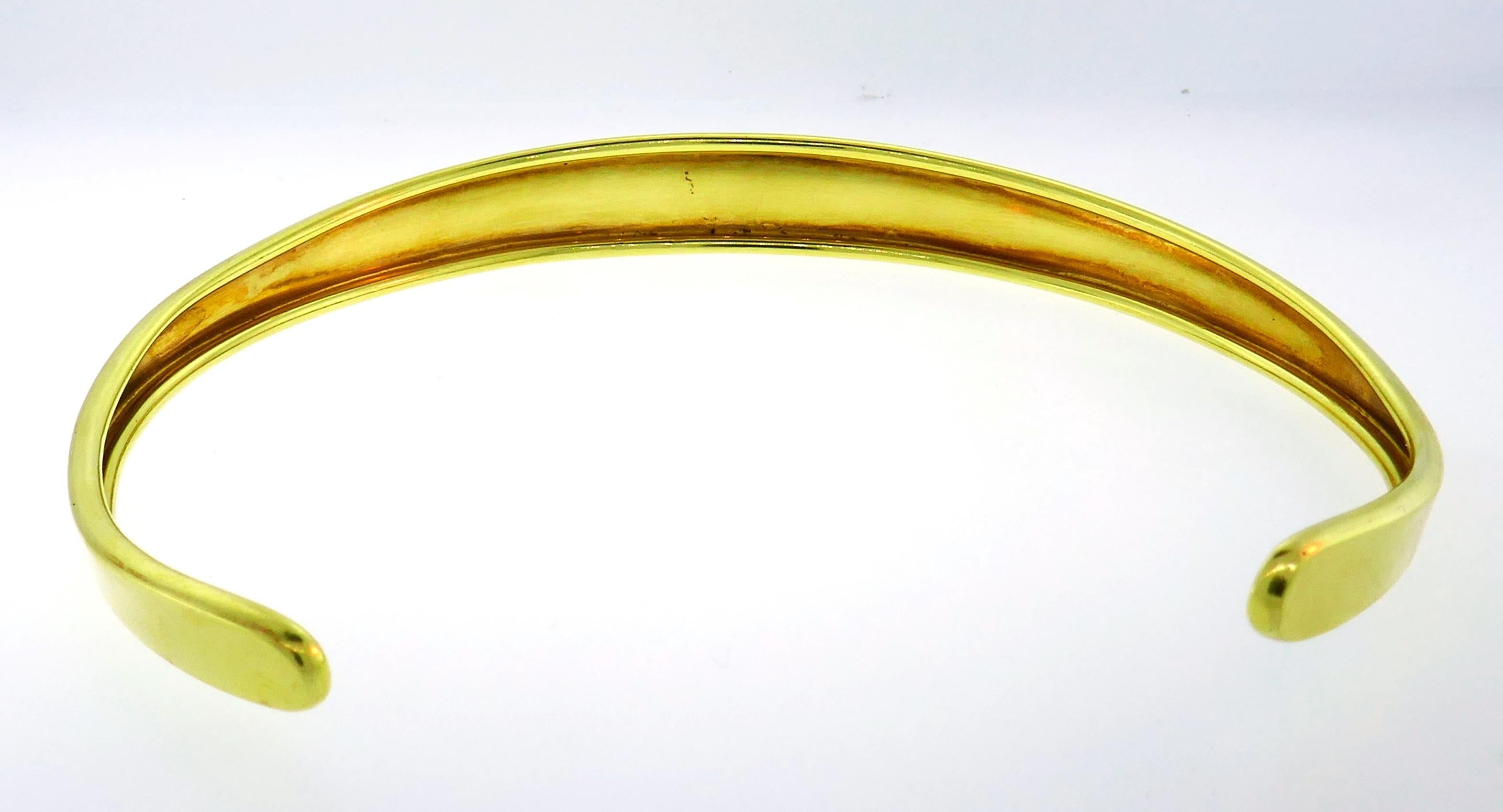 Robert Lee Morris Yellow Gold Choker Necklace 1