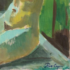 'Seated Nude',  Paris, Salon d'Automne, Royal Danish Academy, Expressionist Oil