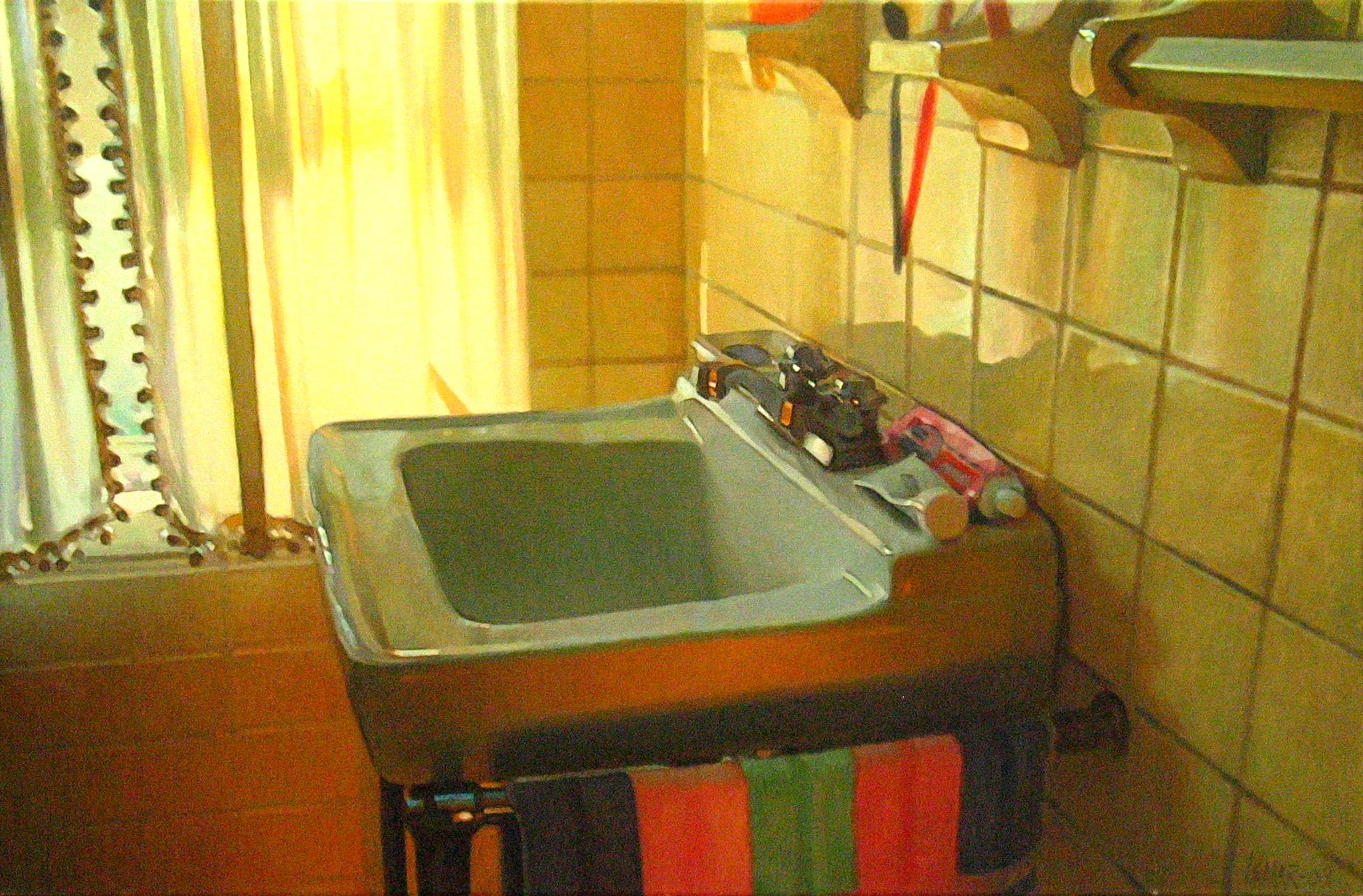 Bagliore d'ambra, Pittura, Olio su tela - Painting di Robert LeMar
