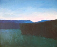 Blue Hills, Gemälde, Acryl auf Leinwand