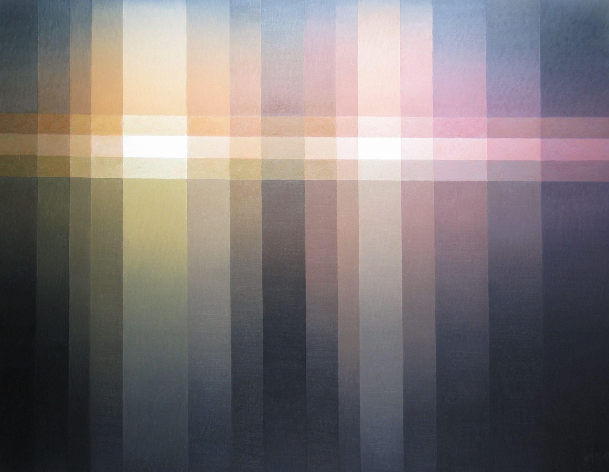 Robert LeMar Abstract Painting - Gradient #4, Painting, Oil on Canvas