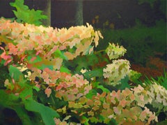 Hydrangeas, Gemälde, Öl auf Leinwand