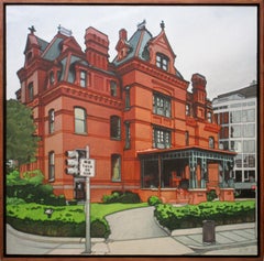 Th Blaine Mansion, Painting, Oil on Canvas