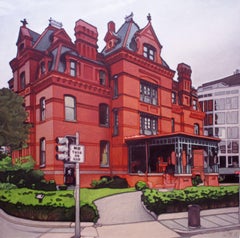Th Blaine Mansion, Painting, Oil on Canvas