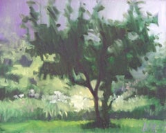 Tree In The Mist, Painting, Oil on Canvas