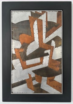 Cubist abstract composition