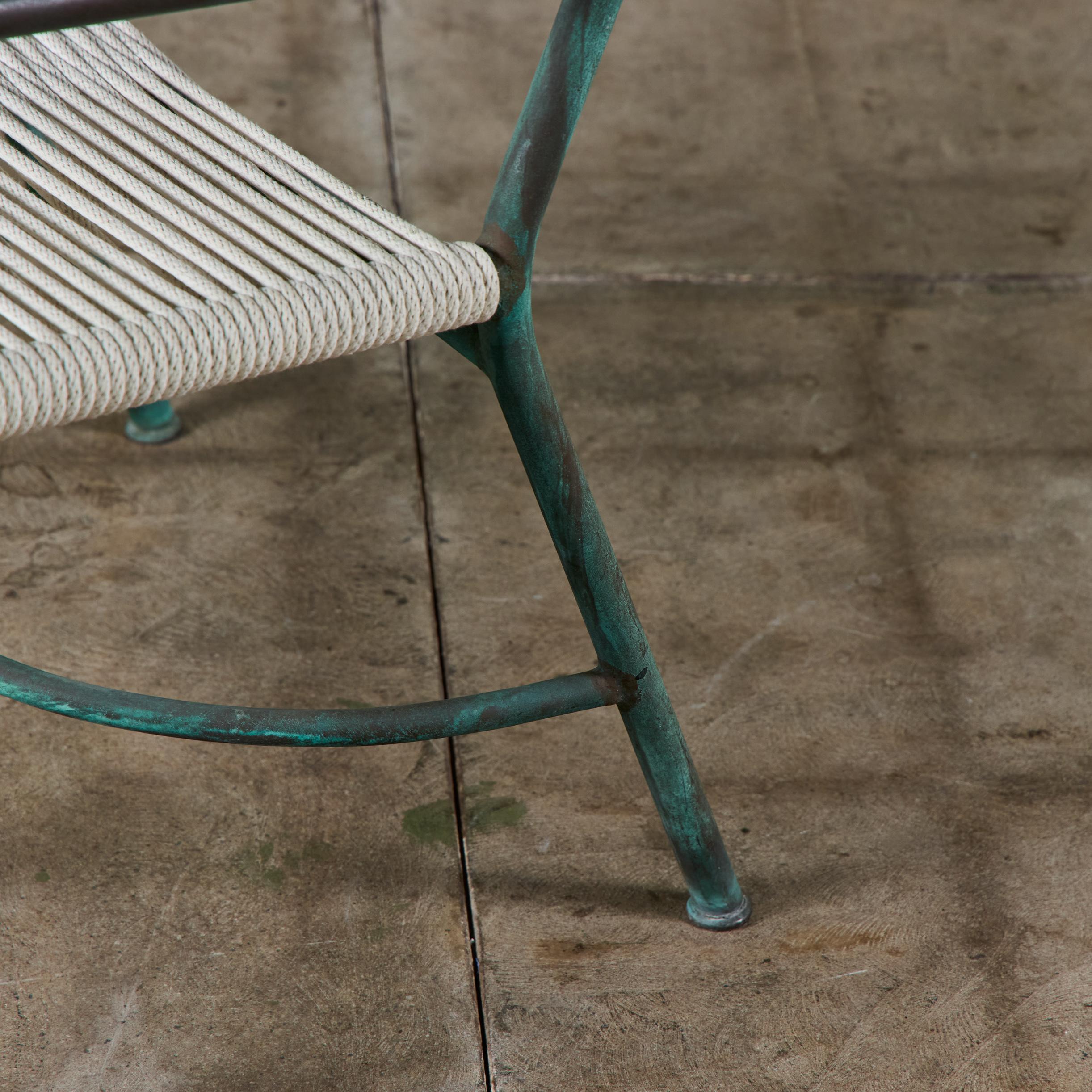 Bronze-Terrassen-Loungesessel von Robert Lewis im Angebot 7