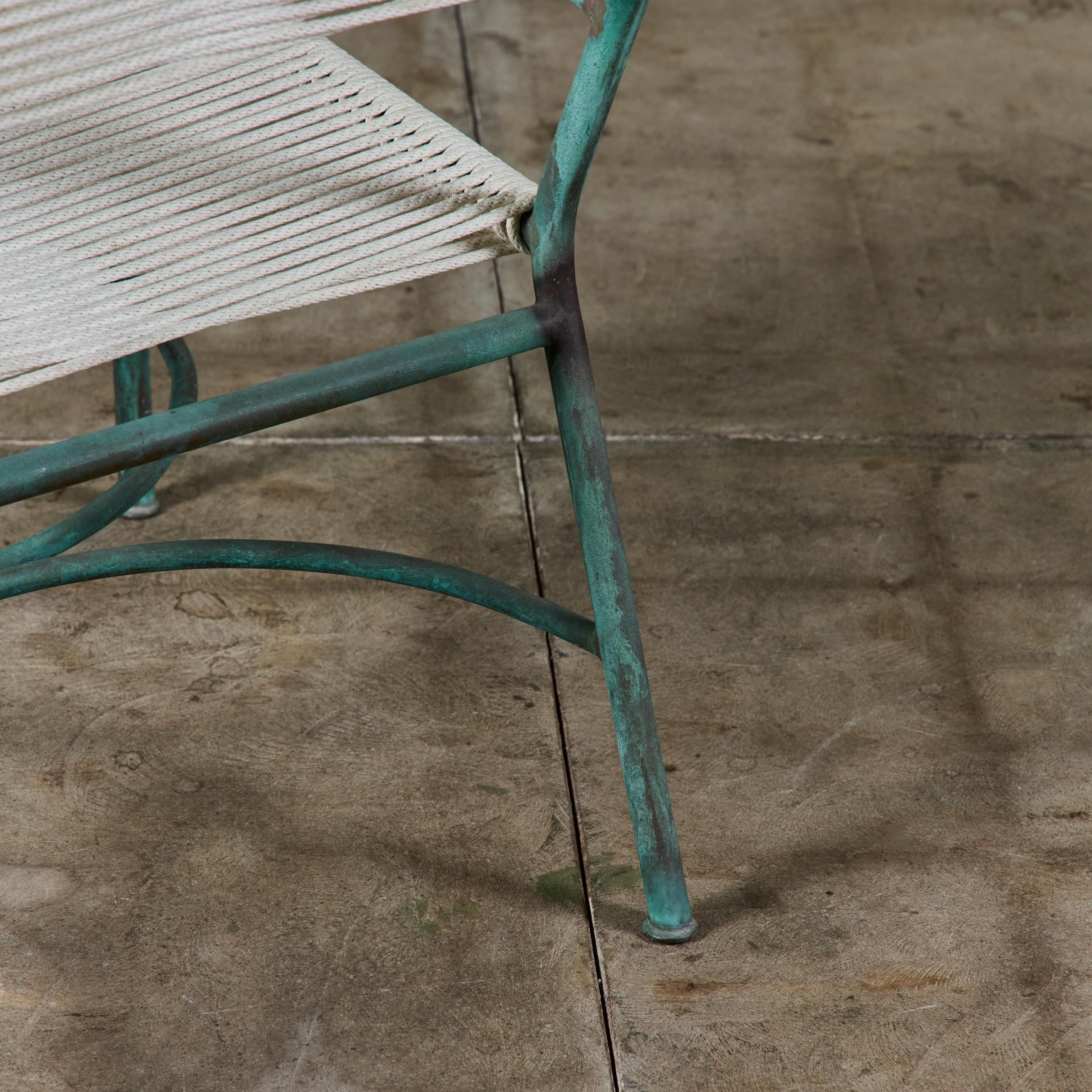 Bronze-Terrassen-Loungesessel von Robert Lewis im Angebot 11