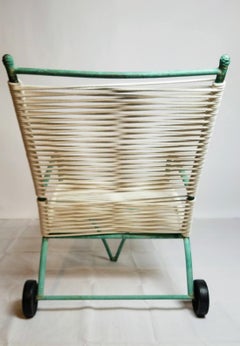 Robert Lewis Early Copper Chaise Lounge Center Armband Santa Barbara CA. 1930er Jahre