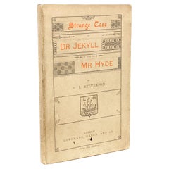 Robert Lewis Stevenson, seltsames Gehäuse von Dr. Jekyll und Mr. Hyde, Erstausgabe Londoner Ausgabe