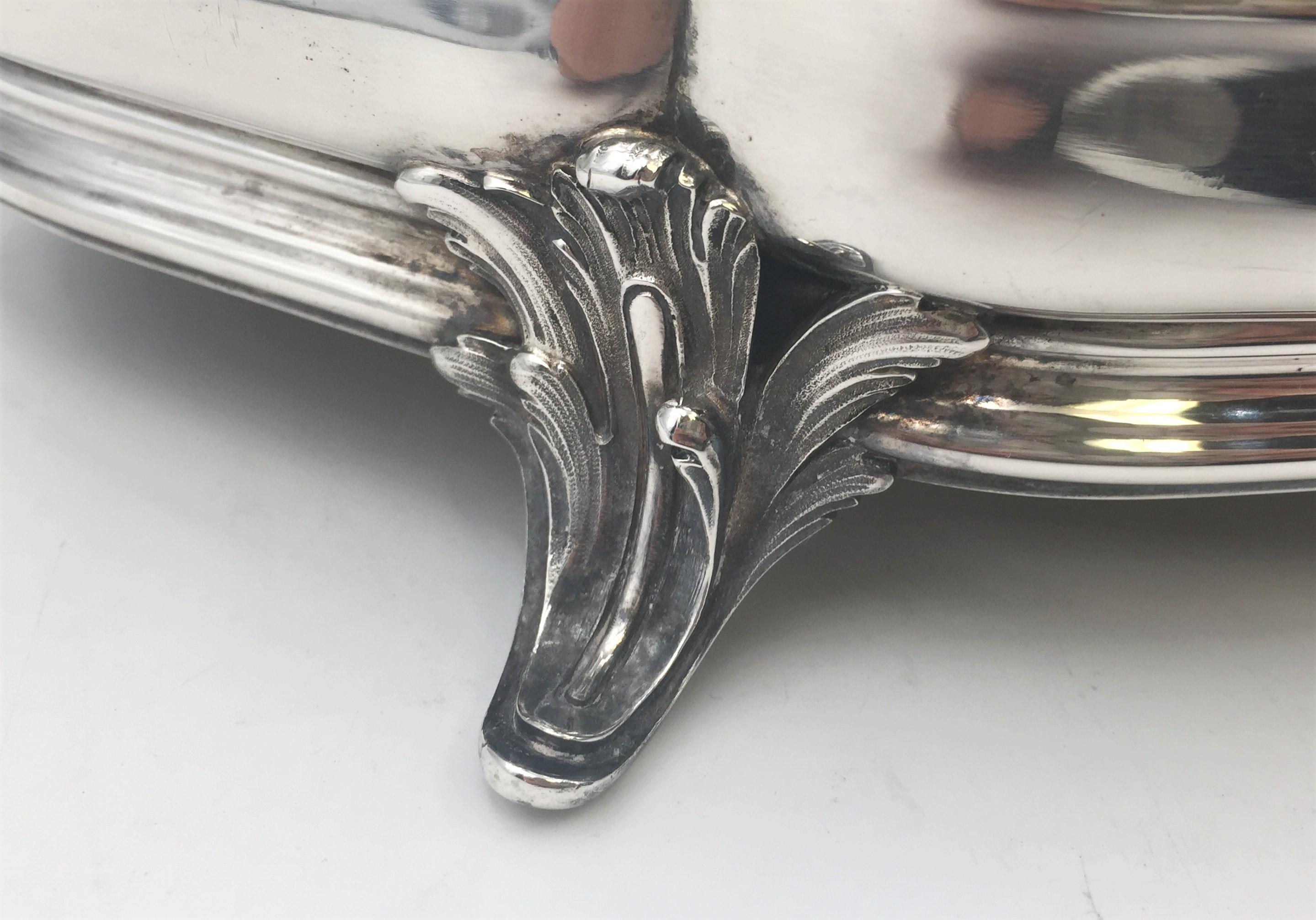 Robert Linzeler Prestigious Maker French Sterling Silver Centerpiece Rococo For Sale 2