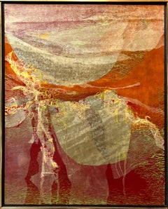 Abstract Expressionist Collage 1960s GOLDEN IMAGES Oil Painting