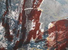 Trees Talk, Abstract Expressionist Lithograph by Robert Lobe