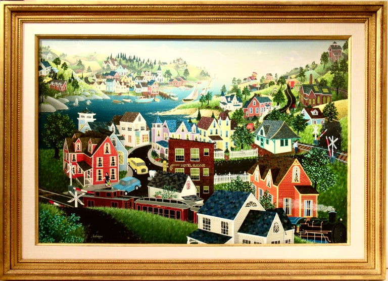 Robert Logrippo The harbour For Sale at 1stDibs